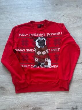MAD Engine Pugly Christmas Sweater – Mad Engine – Size Medium 🐶 Dog Lover